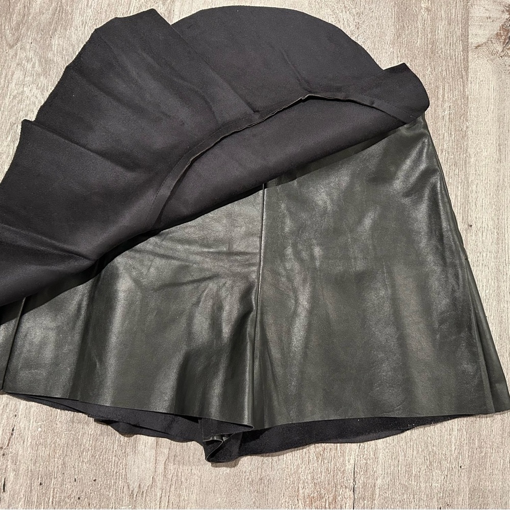 Clueless faux leather skort *NEVER WORN*